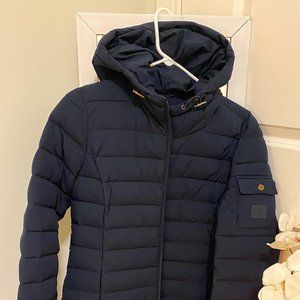 Navy Blue Puffer Coat
